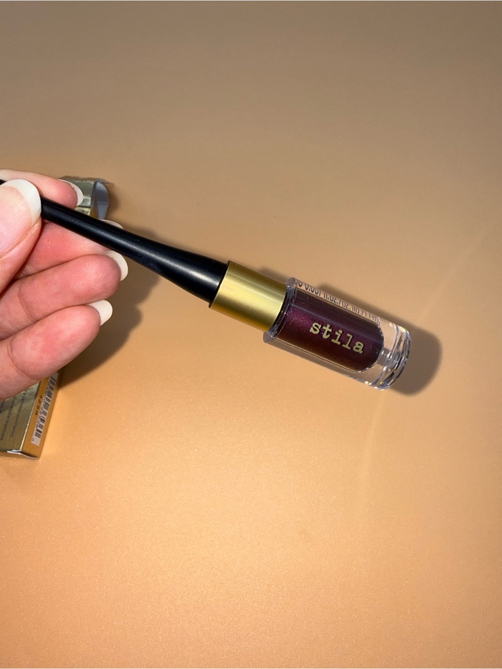 Stila Liquid Eye Liner Stay All Day Inkwear in Deep Plum Wine Cherry Noir